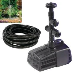 Hozelock Cascade 1500 Fountain & Waterfall Pond Pump 3354 & 5m Hose
