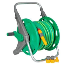 Hozelock 2499R8173 Assembled Reel+30m Ultraflex Hose + Fittings / Nozzle Hose