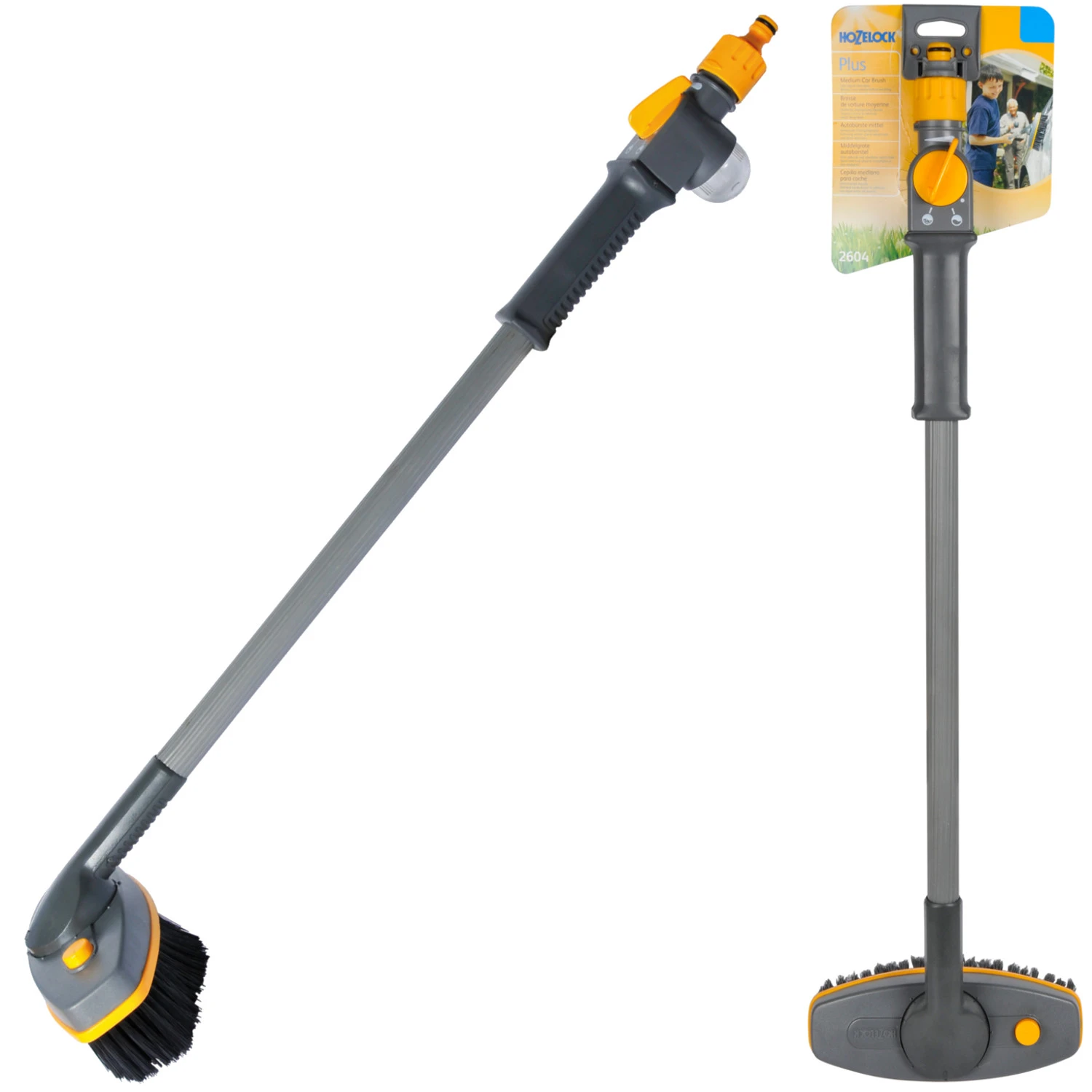 Hozelock Medium Car Brush Plus - 2604
